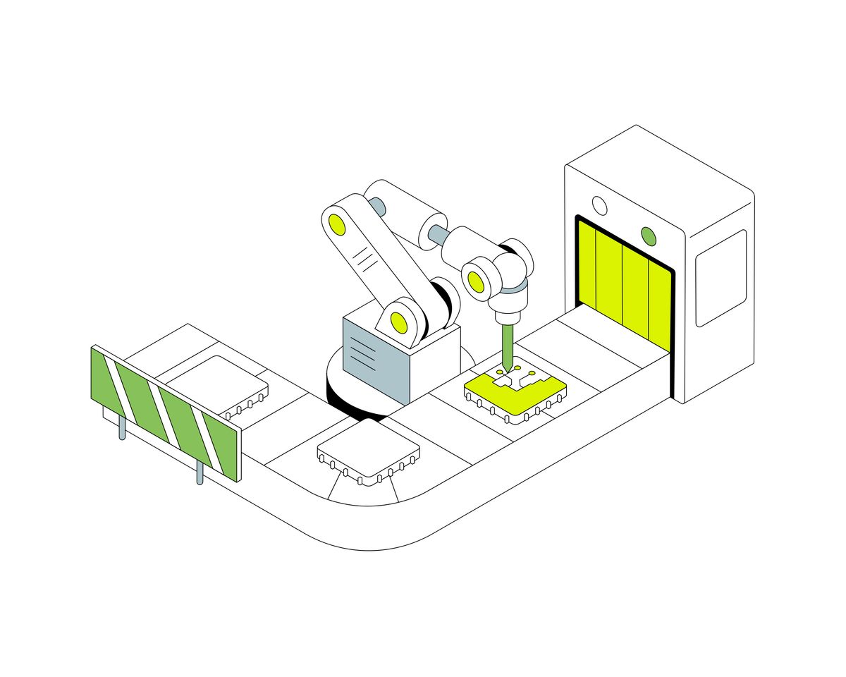 Robotic assembly line — manufacturing and supply chain